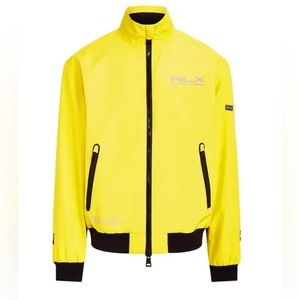 RLX Ralph Lauren's Water Repellent Bomber Jacket Yellow size XL new with tags
